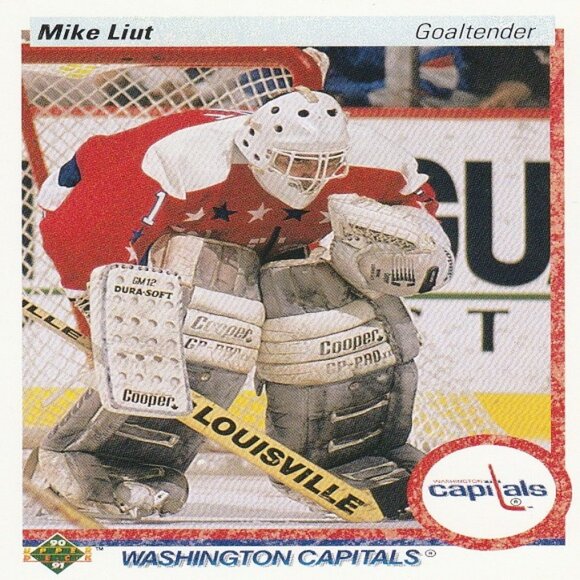 Mike Liut NHL Hockey Card Collection -5 Capitals 1 Whalers - 6 Card Set - Picture 6 of 7